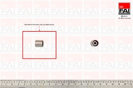 FAI AUTOPARTS kreipiantysis skriemulys, paskirstymo diržas T9344